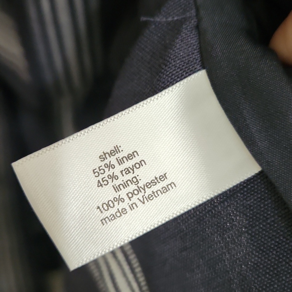Linen Blend The Lane Bryant Blazer Size 18 Summer Office Collegiate lagenlook - Picture 8 of 15
